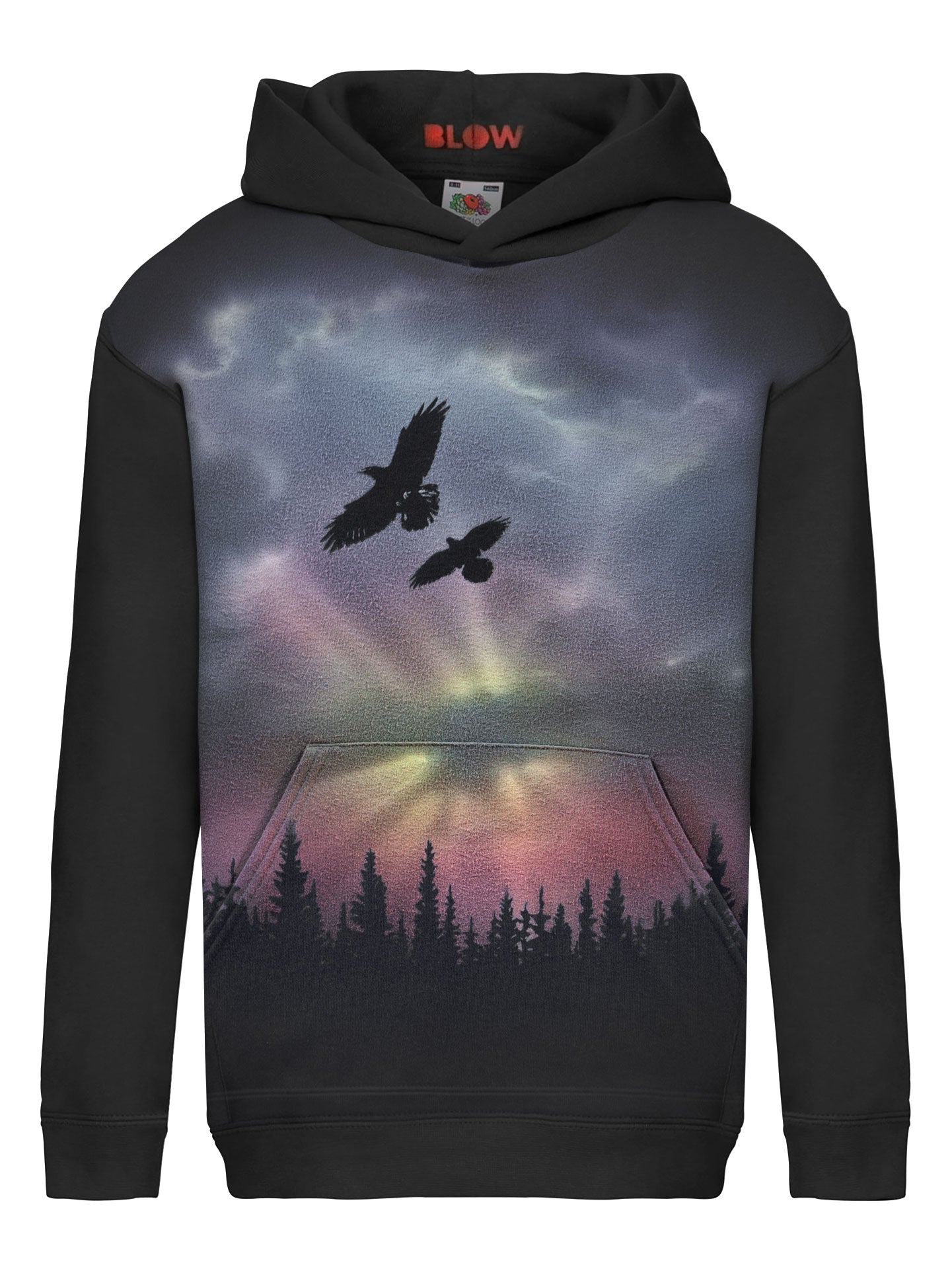 WINTER DAWN - Kids premium hoodie with front pouch pocket