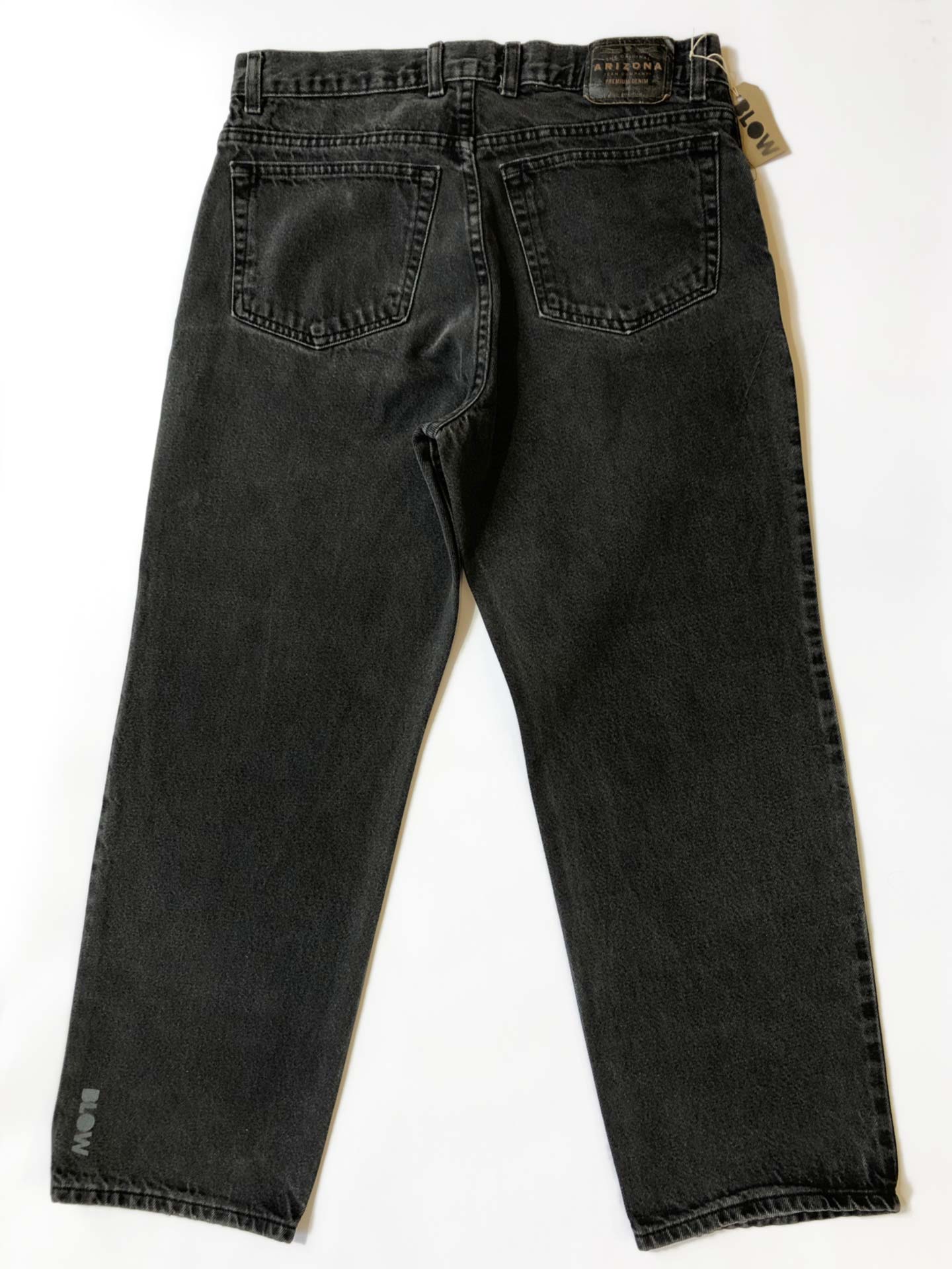 WINTER DAWN - Upcycled black denim jeans - BLOW London