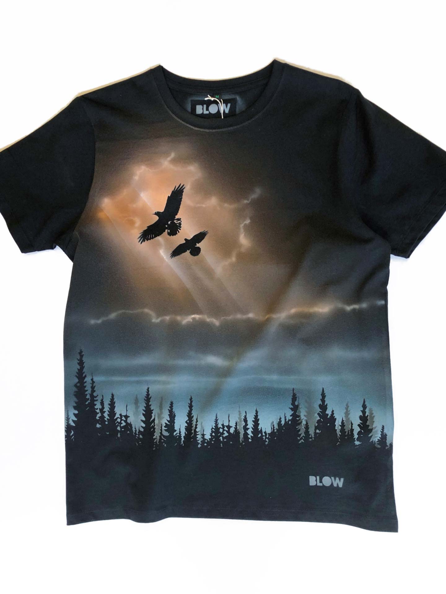 WINTER DAWN (colour) - Unisex premium short sleeve t-shirt - BLOW London