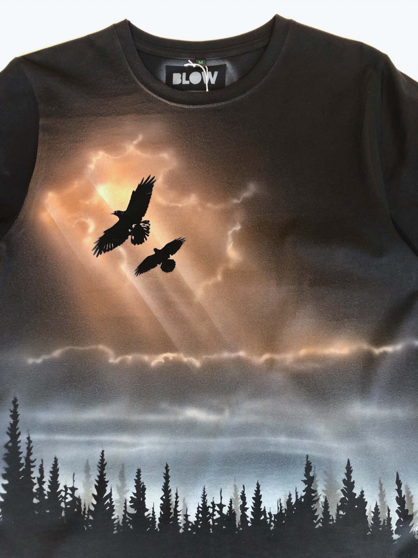WINTER DAWN (colour) - Unisex premium short sleeve t-shirt - BLOW London