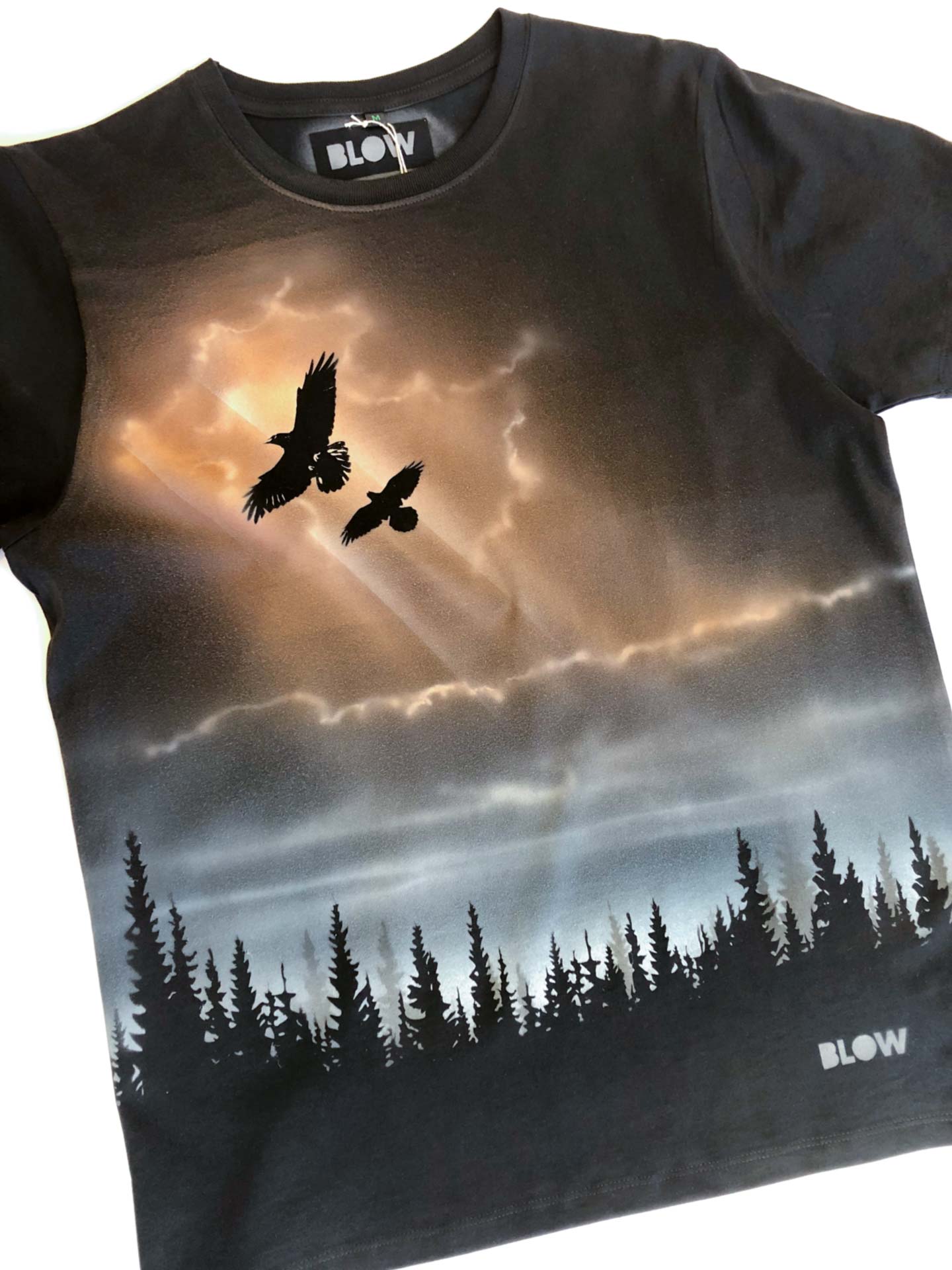 WINTER DAWN (colour) - Unisex premium short sleeve t-shirt - BLOW London
