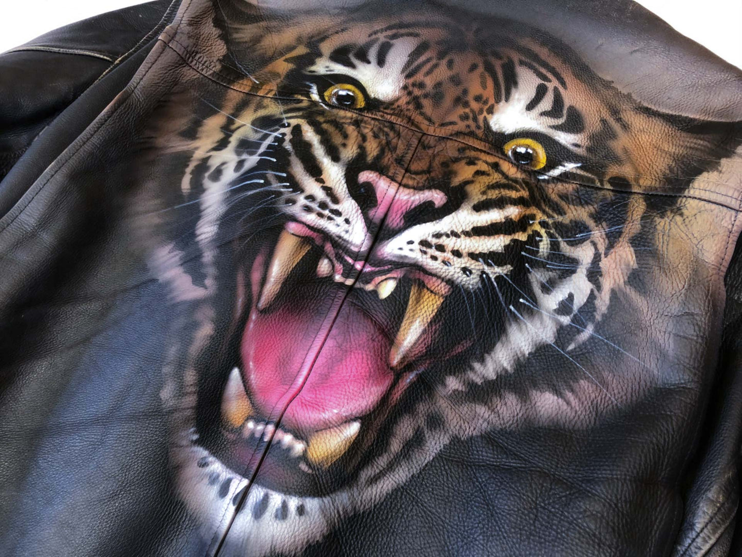 ROAR - Upcycled mens leather jacket - BLOW London