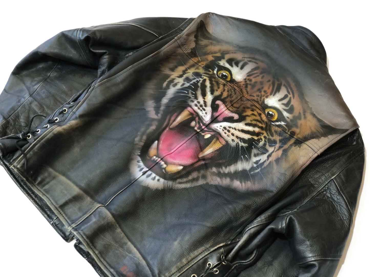ROAR - Upcycled mens leather jacket - BLOW London