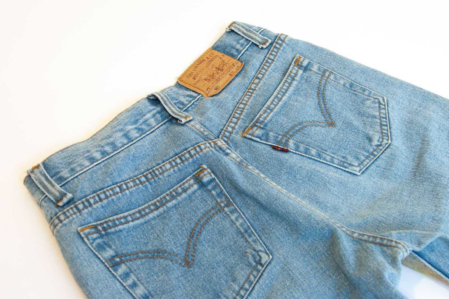 STORM DRAGON - Upcycled blue denim jeans - BLOW London
