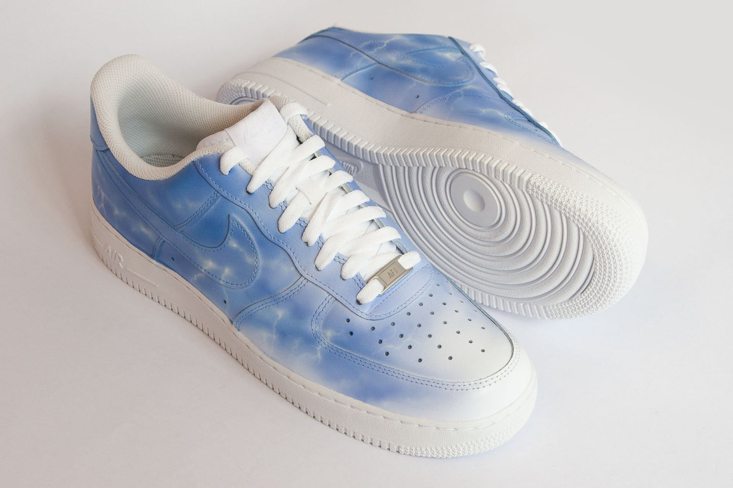 ELECTRIC STORM (Light) - Customised Nike Air Force 1 Low - BLOW London