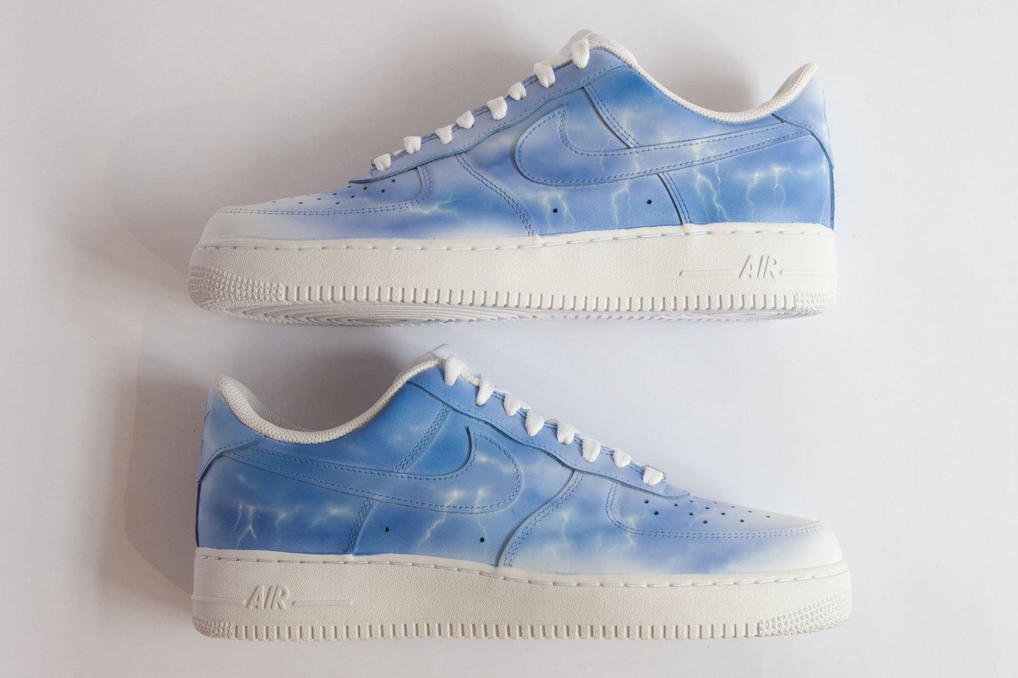 ELECTRIC STORM (Light) - Customised Nike Air Force 1 Low - BLOW London