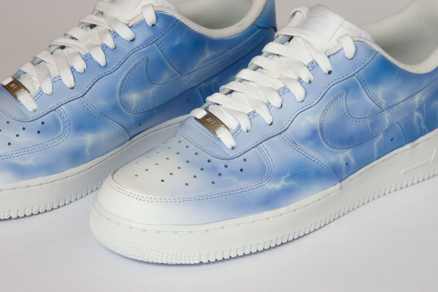ELECTRIC STORM (Light) - Customised Nike Air Force 1 Low - BLOW London