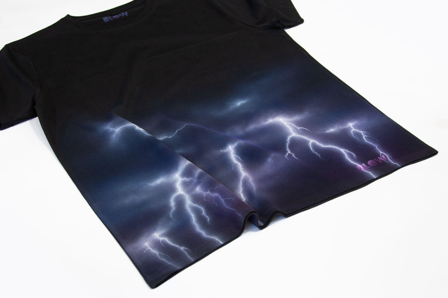 ELECTRIC STORM (Black) - Unisex premium short sleeve t-shirt - BLOW London