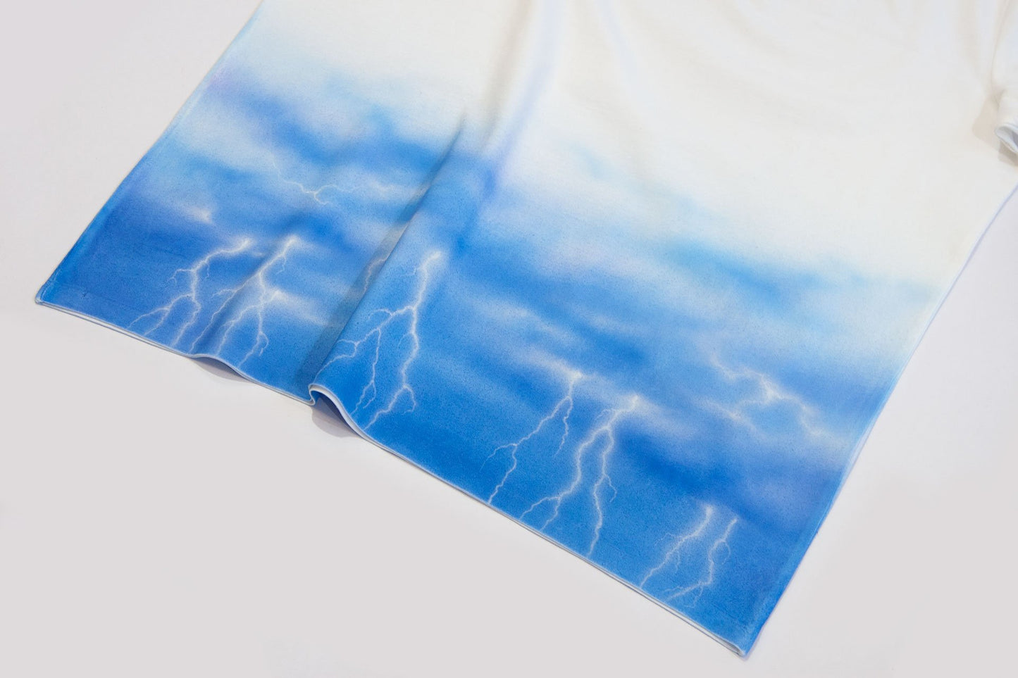 ELECTRIC STORM (White) - Unisex premium short sleeve t-shirt - BLOW London