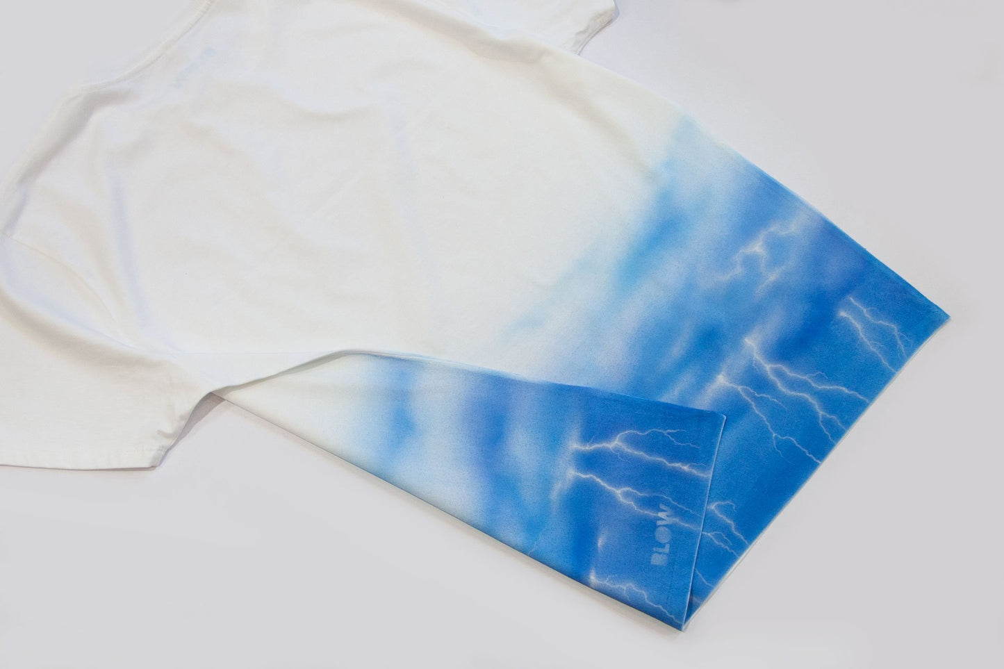 ELECTRIC STORM (White) - Unisex premium short sleeve t-shirt - BLOW London
