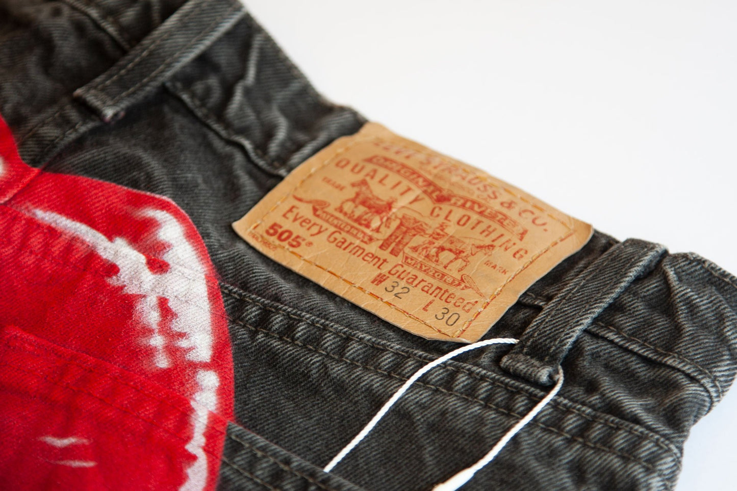 FLIRT - Upcycled black denim jeans - BLOW London