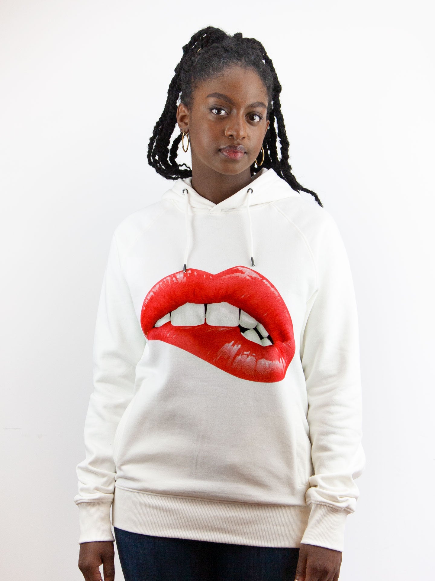 FLIRT - Classic heavy unisex raglan pullover hoodie with side pockets