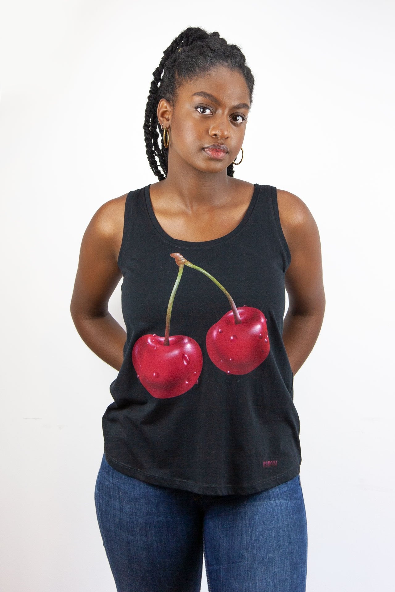 MA CHERIE (Black) - Women's racerback vest - BLOW London
