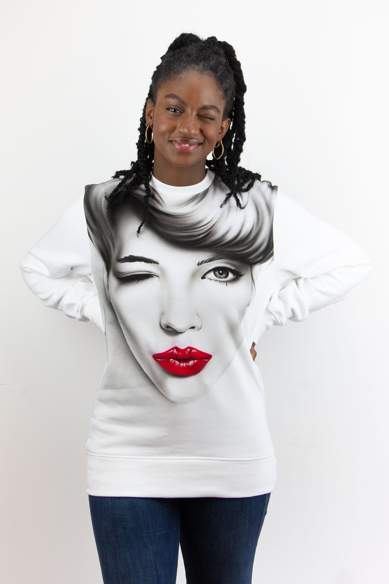 SHE WINKED - Unisex classic sweatshirt - BLOW London