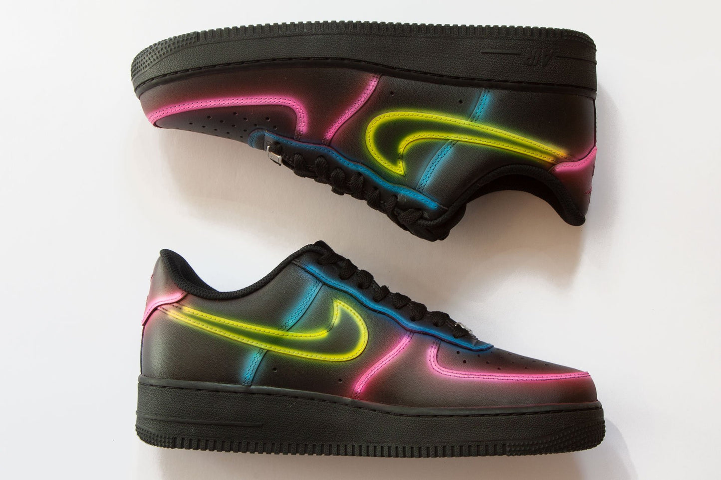GLOW - Customised Nike Air Force 1 Low - BLOW London