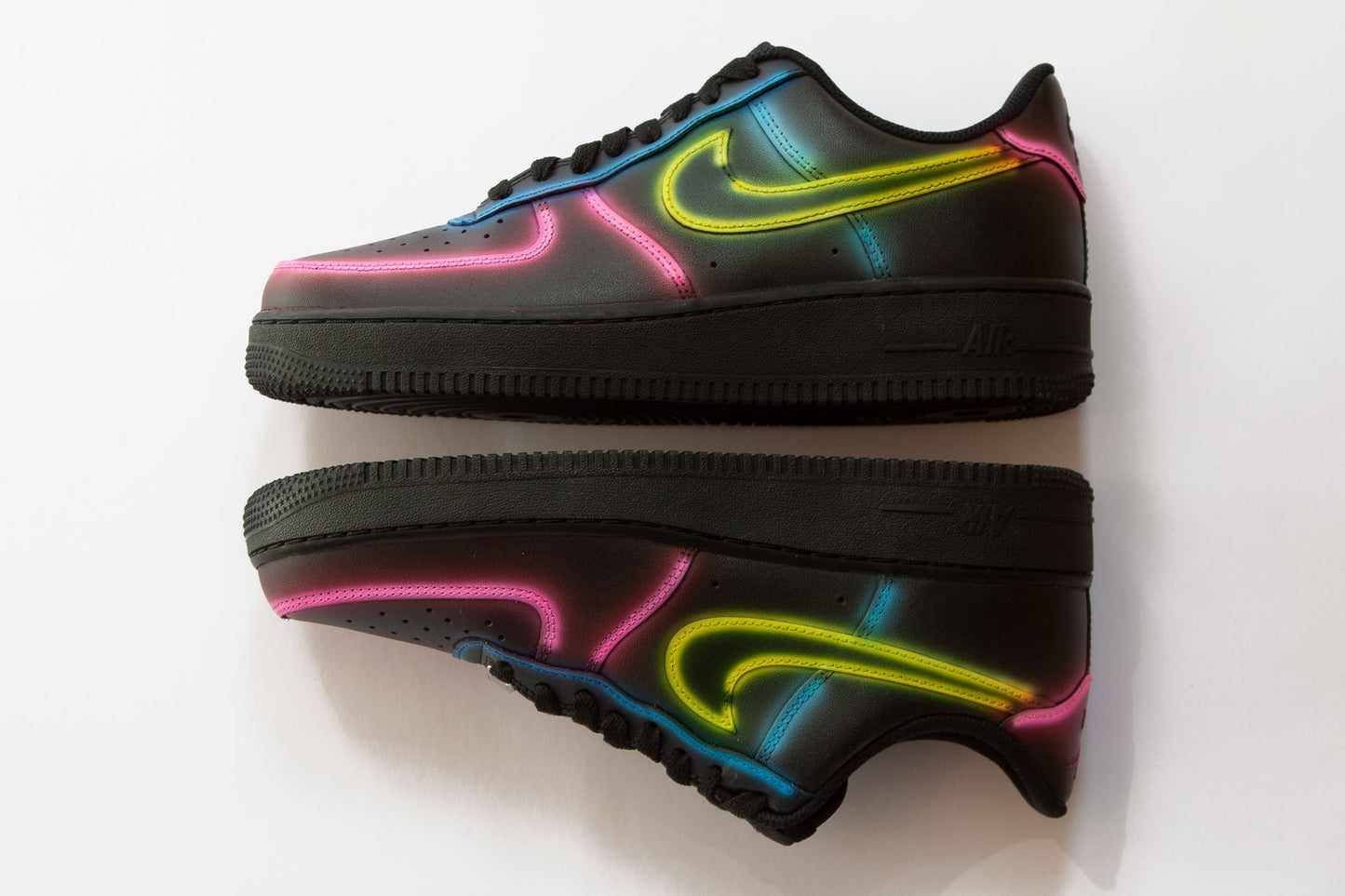 GLOW - Customised Nike Air Force 1 Low - BLOW London