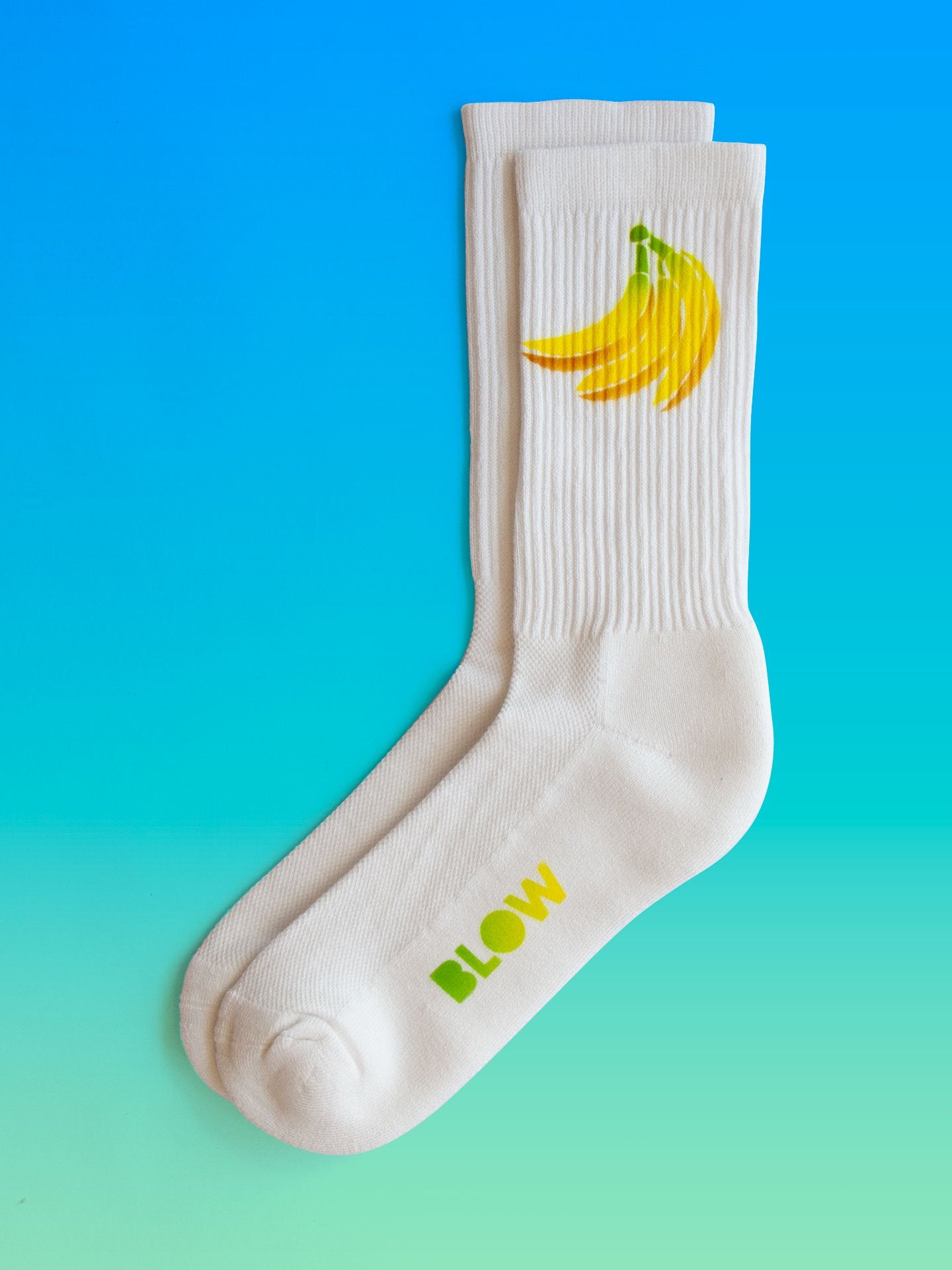 BANANAS - Organic cotton crew socks with bamboo - BLOW London
