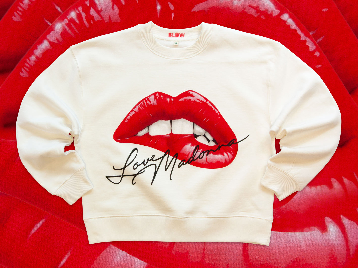 LOVE MADONNA - Limited edition women's dropped shoulder sweatshirt