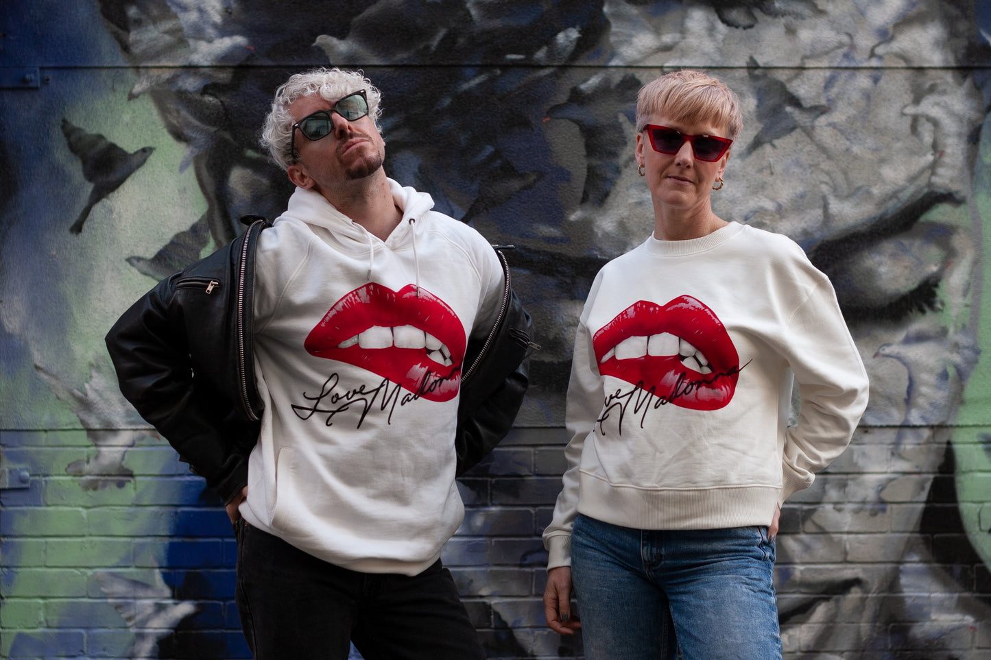 LOVE MADONNA - Limited edition women's dropped shoulder sweatshirt