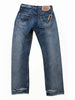 THE BLOW - Upcycled blue denim jeans - BLOW London