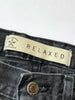 WINTER DAWN - Upcycled black denim jeans - BLOW London