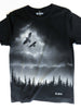 WINTER DAWN (Black&White) - Unisex premium short sleeve t-shirt - BLOW London