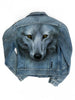 LOBO - Upcycled women's blue denim jacket - BLOW London