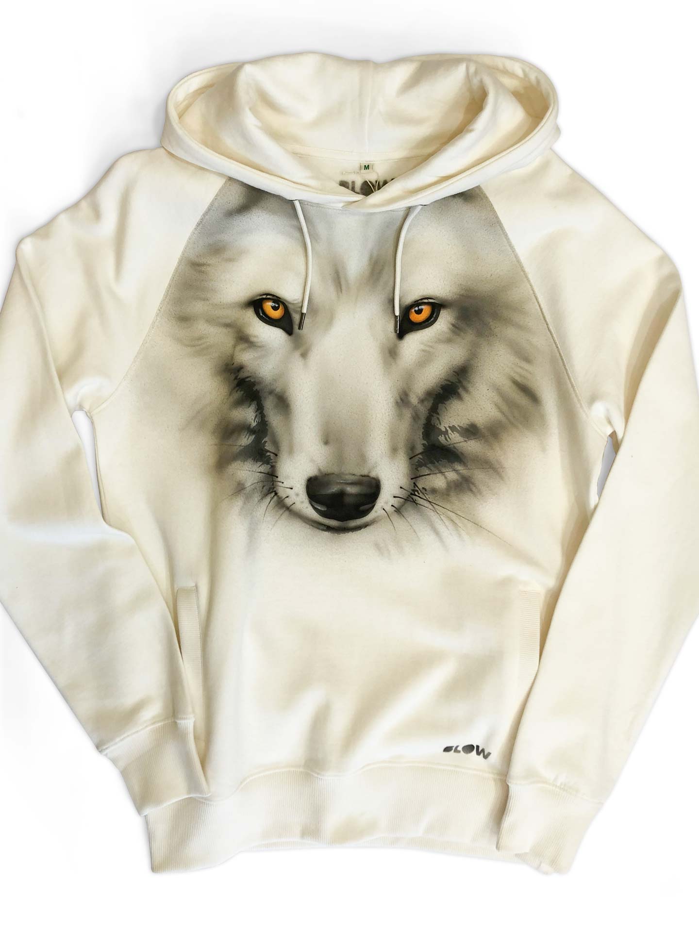 LOBO - Classic heavy unisex raglan pullover hoodie with side pockets - BLOW London
