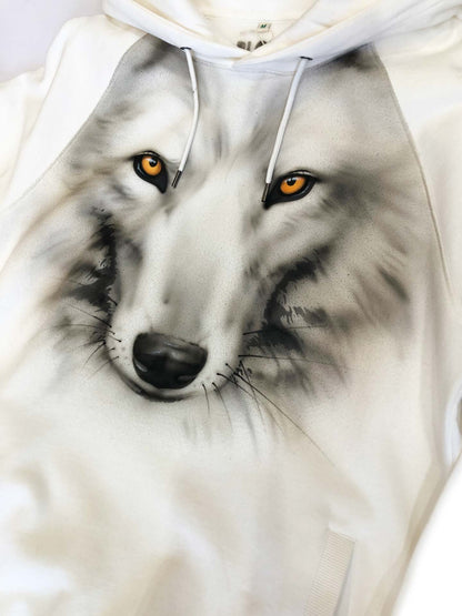 LOBO - Classic heavy unisex raglan pullover hoodie with side pockets - BLOW London