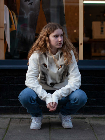 LOBO - Classic heavy unisex raglan pullover hoodie with side pockets - BLOW London
