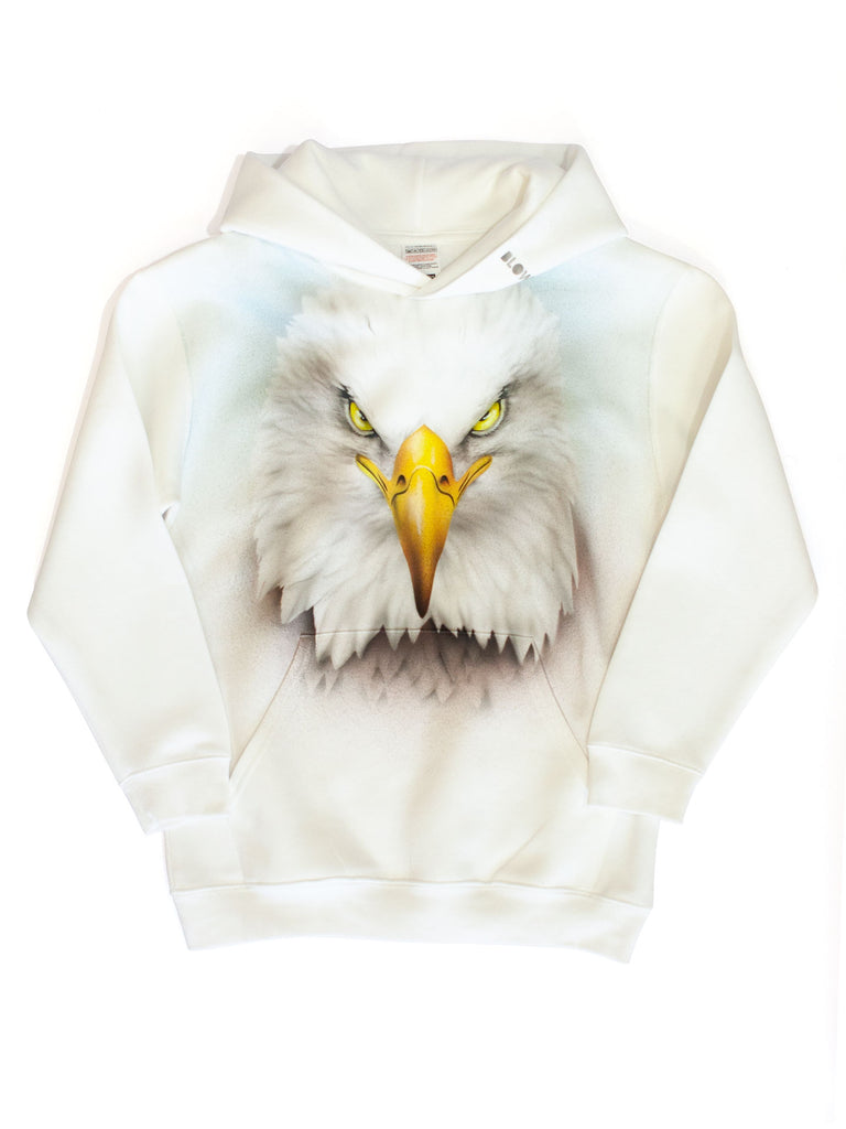 BIRD OF PREY - Kids premium hoodie with front pouch pocket