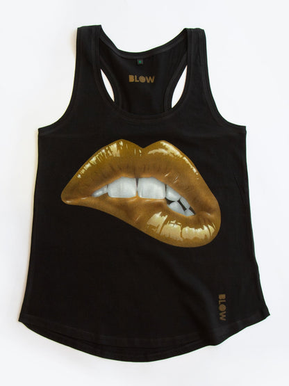 FLIRT (Black) - Women's racerback vest - BLOW London