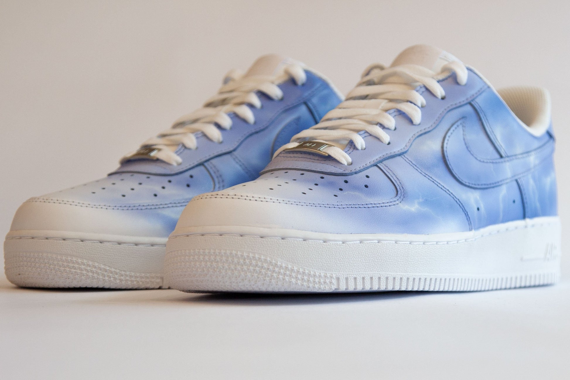 ELECTRIC STORM (Light) Customised Nike Air Force Low – BLOW London