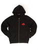 NIGHT DIVA - Classic heavy unisex raglan zip-up hoodie with side pockets