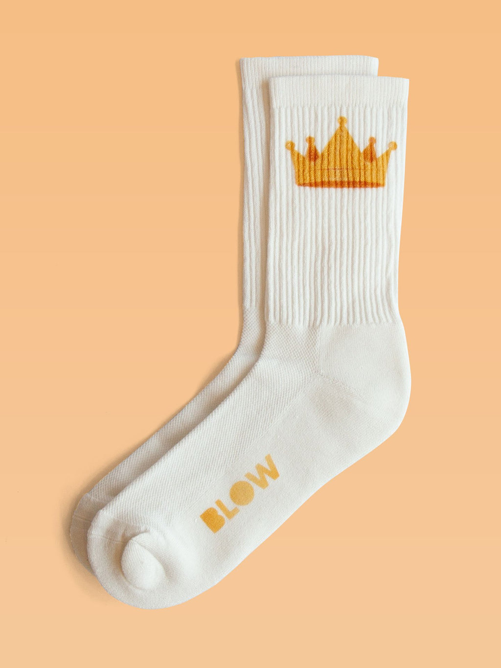 THE KING - Organic cotton crew socks with bamboo - BLOW London