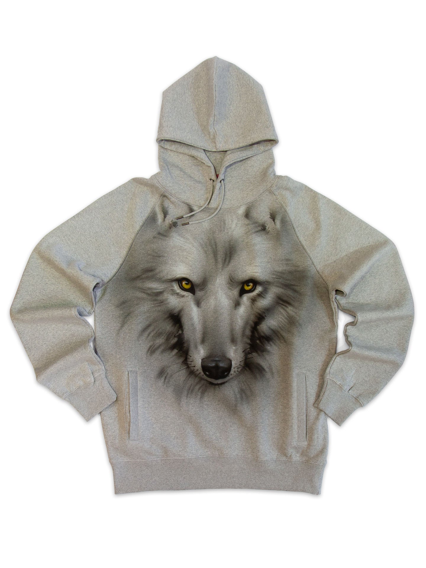 LOBO - Classic heavy unisex raglan pullover hoodie with side pockets